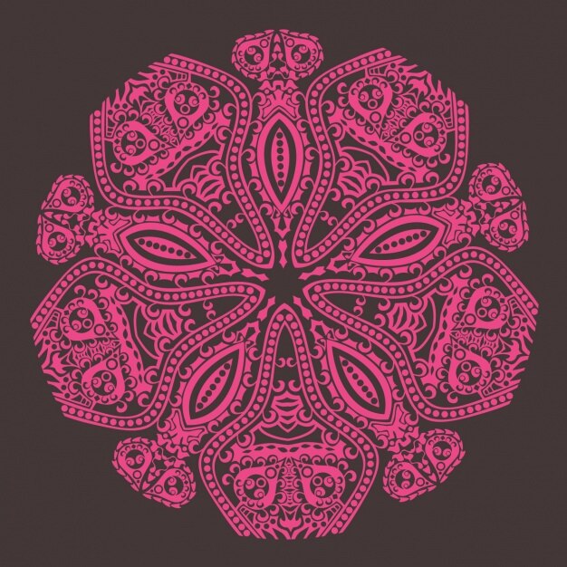 Vecteur gratuit conception de fond mandala