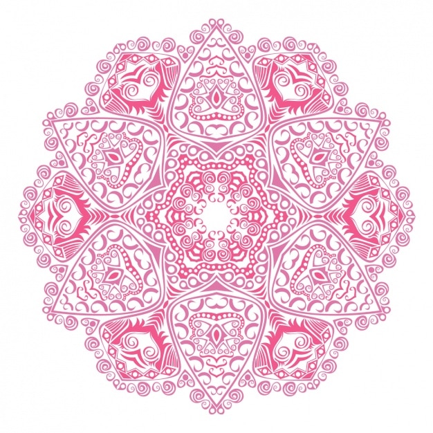 Vecteur gratuit conception de fond mandala