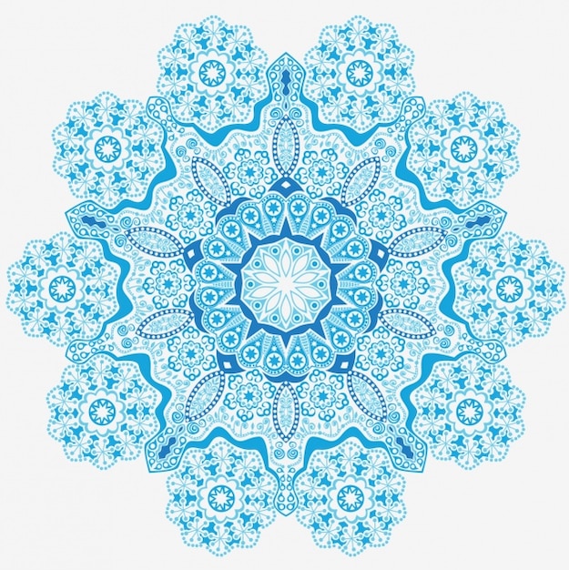 Vecteur gratuit conception de fond mandala