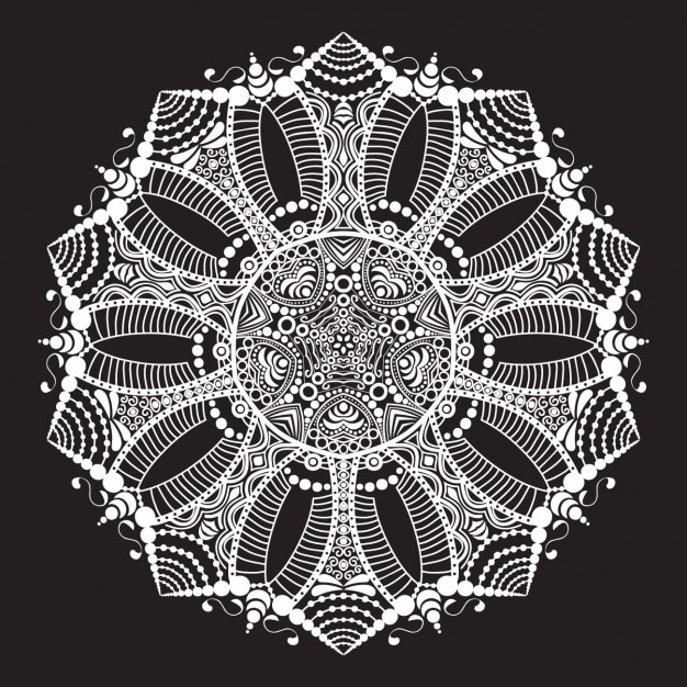 Vecteur gratuit conception de fond mandala