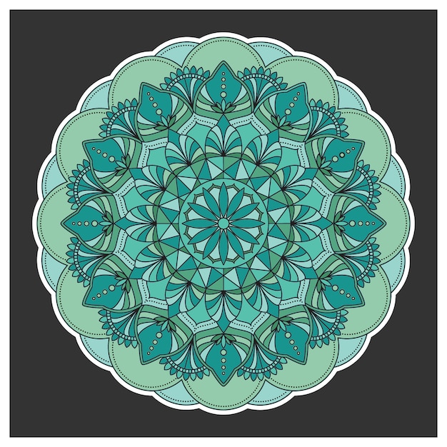 Vecteur gratuit conception de fond mandala