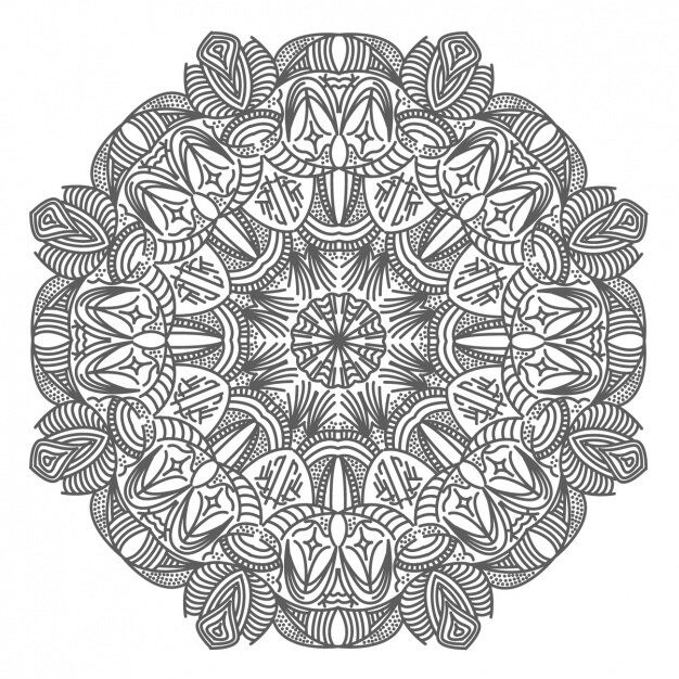 Vecteur gratuit conception de fond mandala