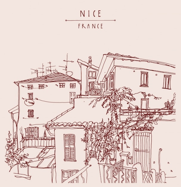 Conception De Fond De Nice