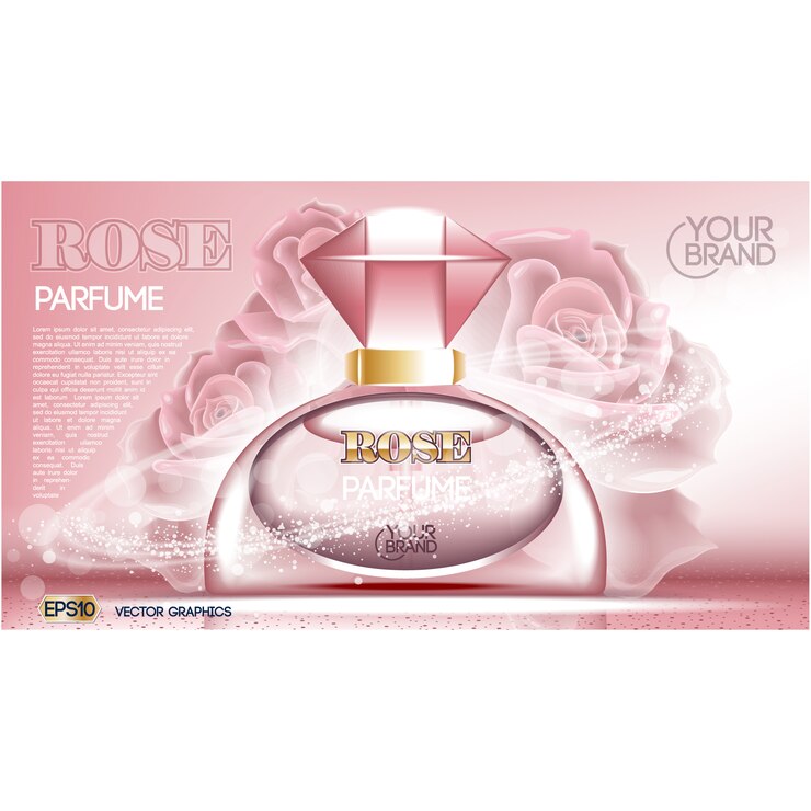 Vecteur gratuit conception de fond de parfum