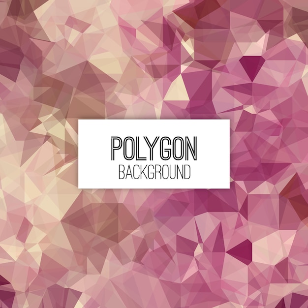 Conception De Fond Polygonal