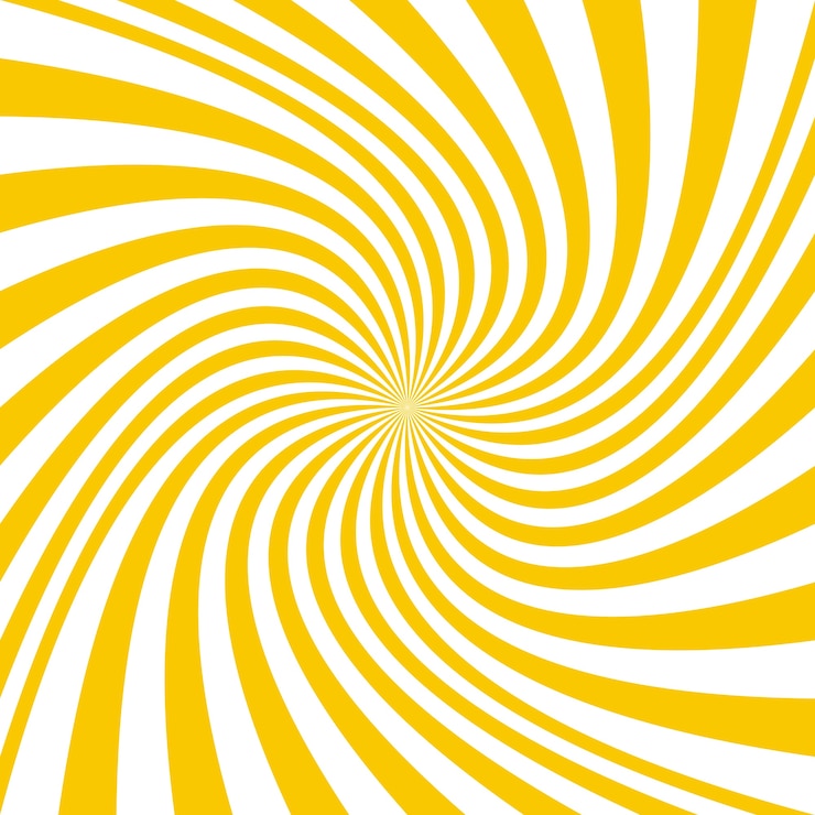 Vecteur gratuit conception de fond en spirale jaune