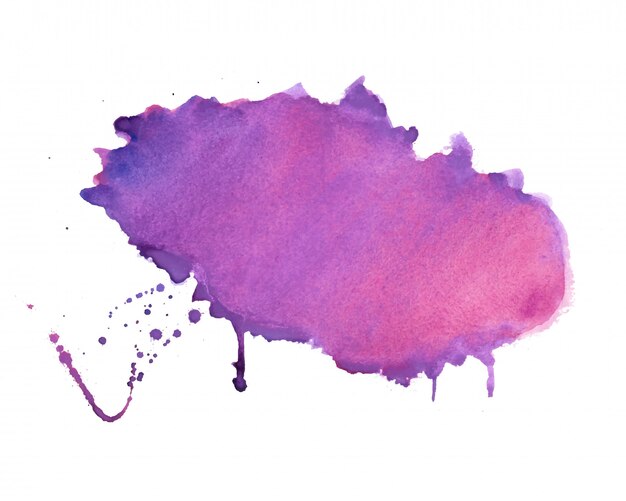 Conception de fond de texture tache aquarelle ombre violet