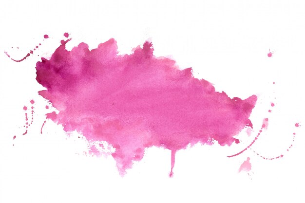 Conception de fond de texture tache aquarelle teinte rose