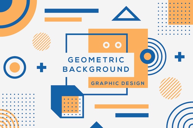 Conception Graphique De Fond Géométrique