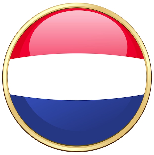 Conception d'icône pour le drapeau des Pays-Bas