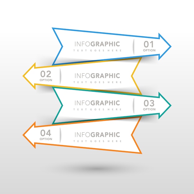 Conception D'infographie Avec Des Flèches