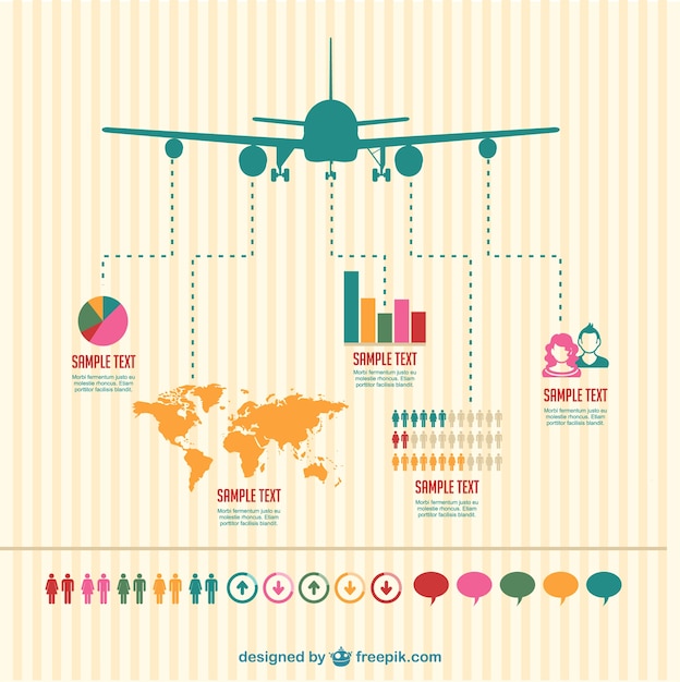 Conception De L'infographie Plan Vectoriel