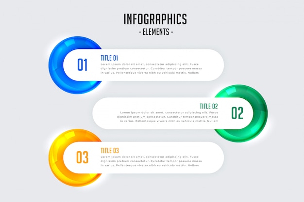 Conception Infographique En Trois étapes