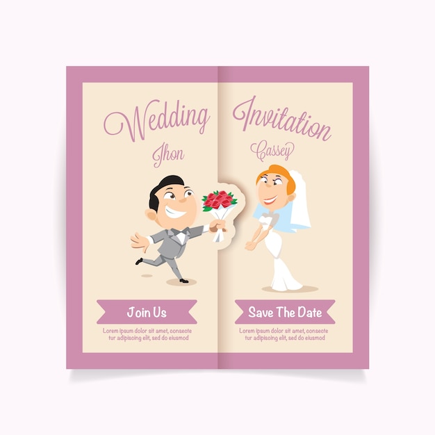 Conception D'invitation De Mariage