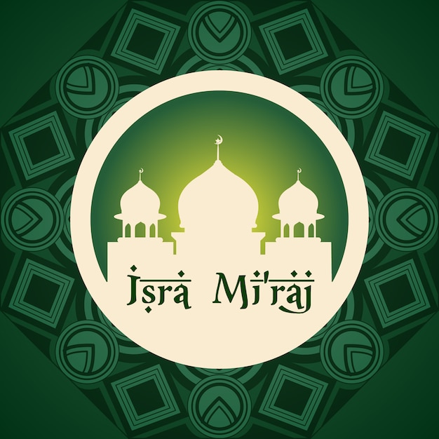 Conception Isra Miraj Backgroud