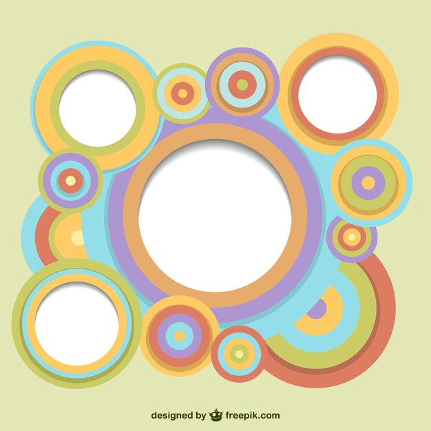 Conception libre de cercle abstrait