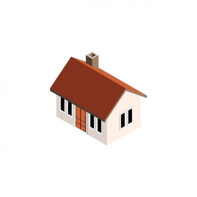 Vecteur gratuit conception de la maison en perspective
