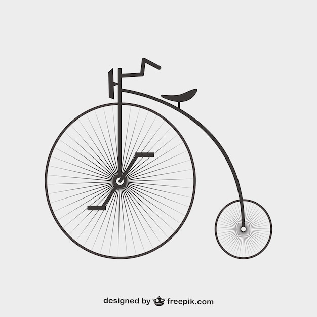 Conception modèle de bicyclette graphique