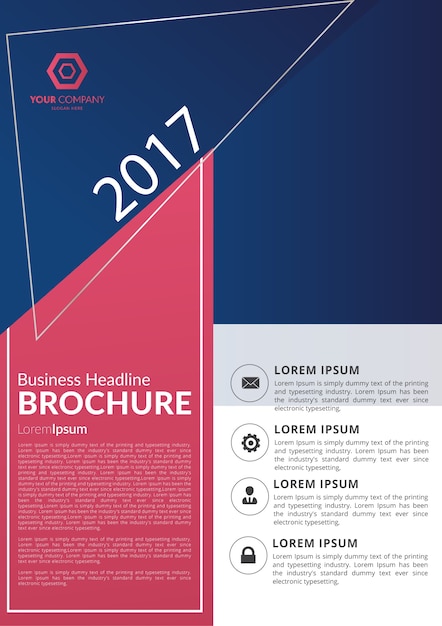 Conception De Modèle Brochure