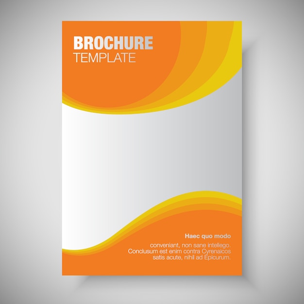 Vecteur gratuit conception de modèle brochure