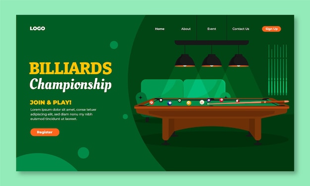 Conception de modèle de club de billard