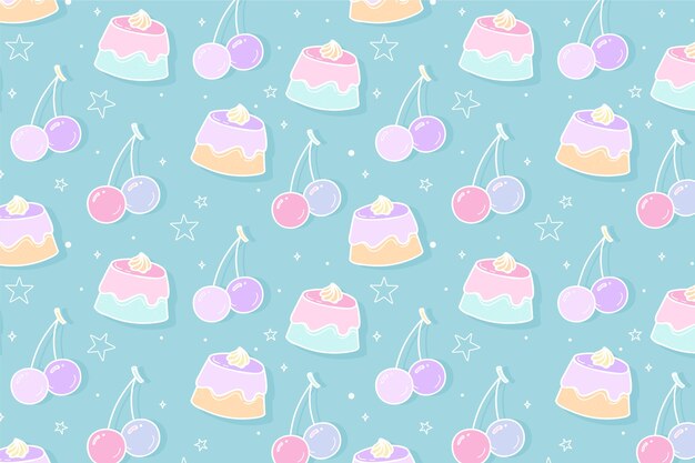 Conception de modèle de couleur pastel bonbon
