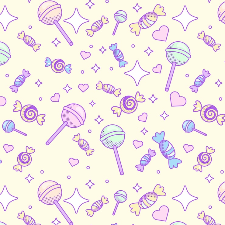 Vecteur gratuit conception de modèle de couleur pastel bonbon