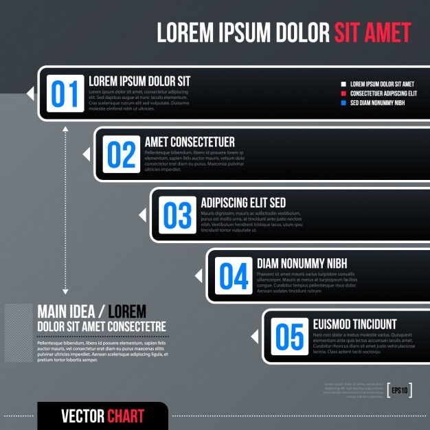 Vecteur gratuit conception de modèle infographic