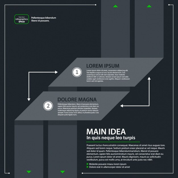 Vecteur gratuit conception de modèle infographic