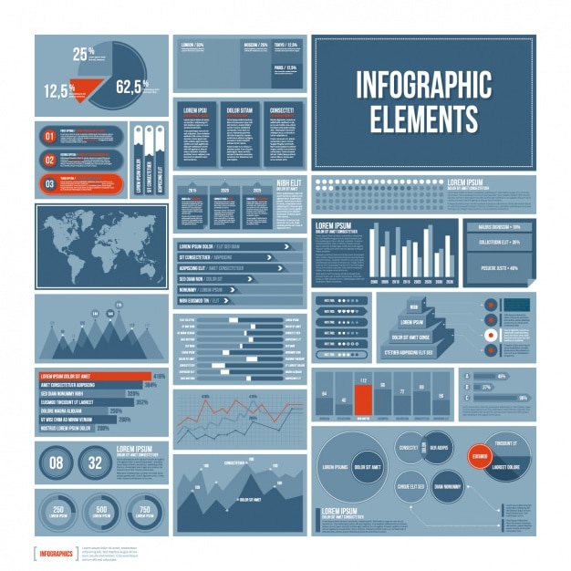 Vecteur gratuit conception de modèle infographic