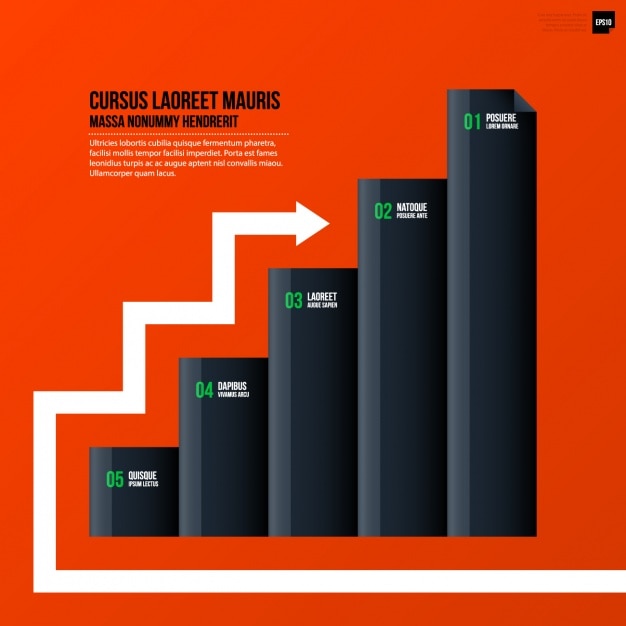 Vecteur gratuit conception de modèle infographic