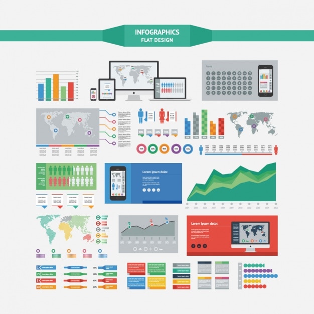 Vecteur gratuit conception de modèle infographic