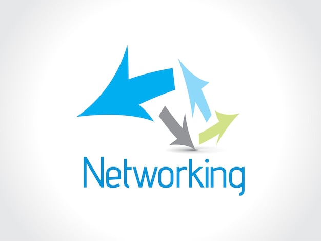 Conception de modèle de logo de réseautage