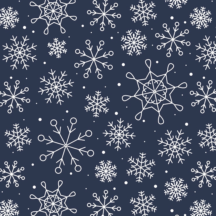 Vecteur gratuit conception de modèle de noël plat dessiné à la main