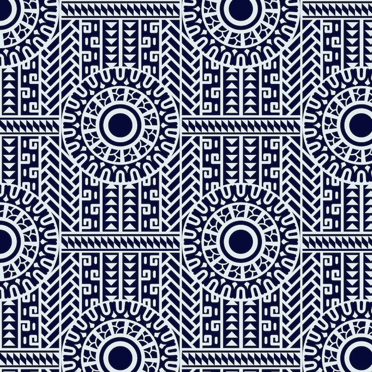 Vecteur gratuit conception de modèle de tatouage maori design plat