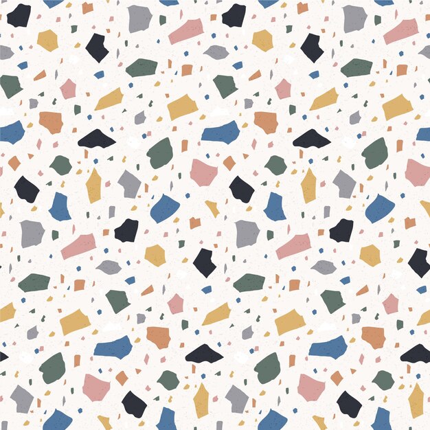 Conception de modèle de terrazzo coloré