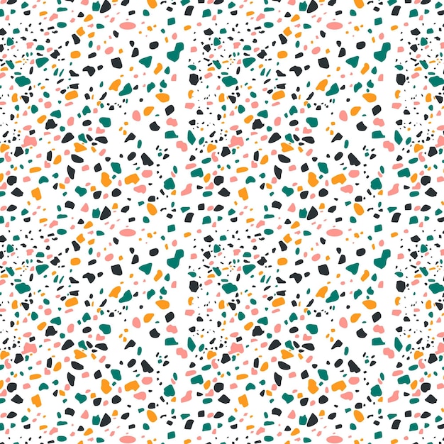 Conception de modèle de terrazzo coloré