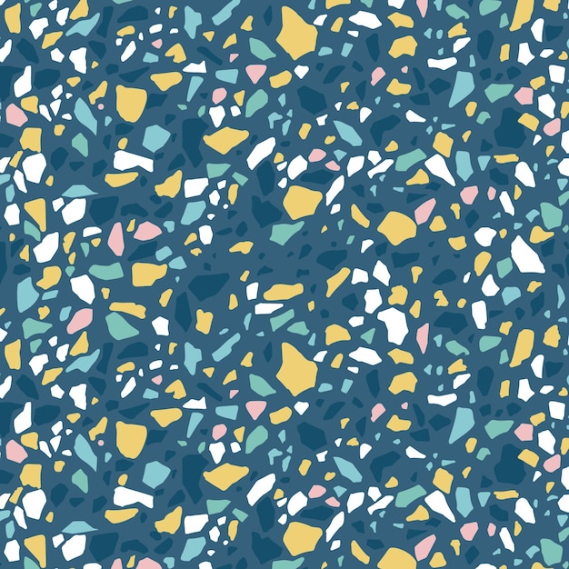 Conception De Modèle De Terrazzo Coloré