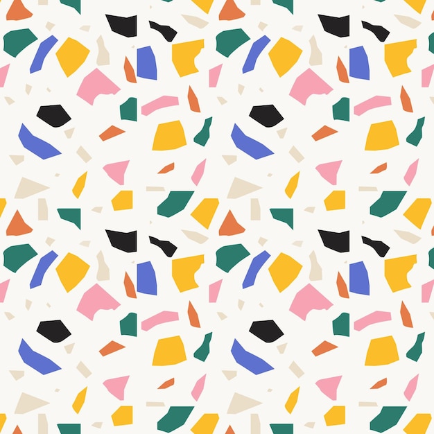 Conception De Modèle De Terrazzo Coloré