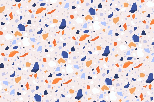 Conception de modèle de terrazzo coloré