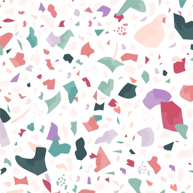 Conception De Modèle De Terrazzo Coloré