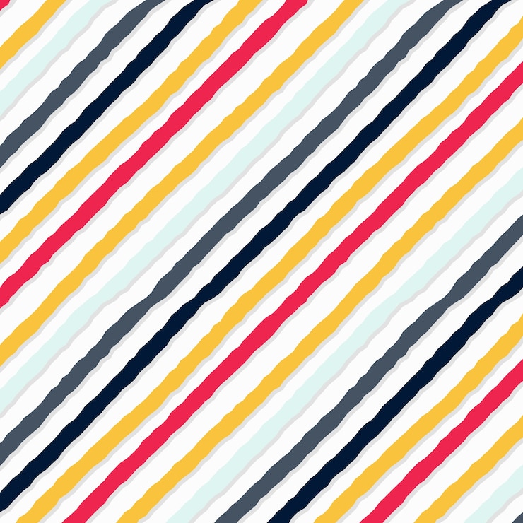 Vecteur gratuit conception de motif de rayures design plat