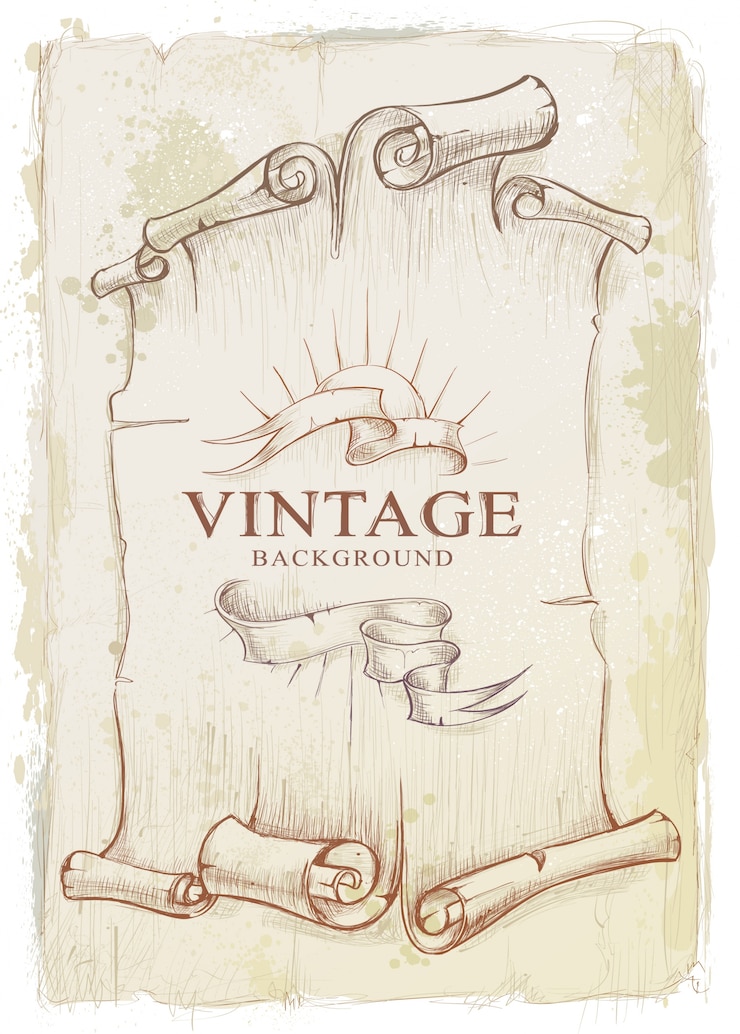 Vecteur gratuit conception de papier vintage