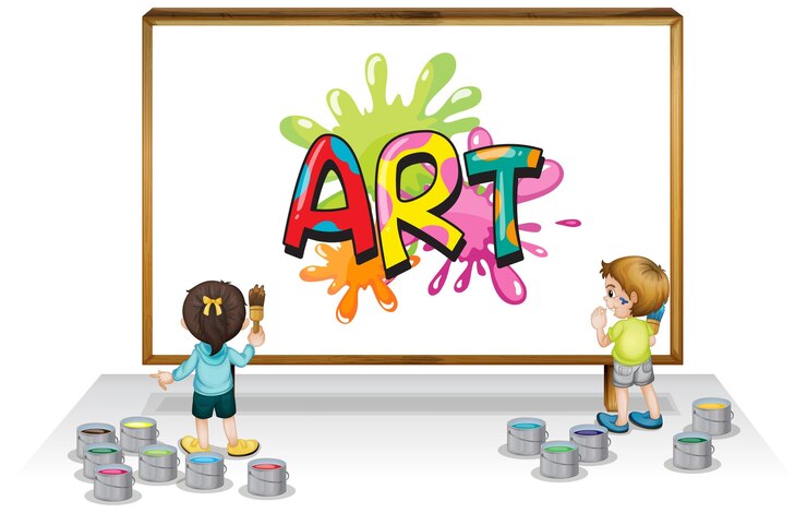 Vecteur gratuit conception de polices pour word art sur tableau blanc