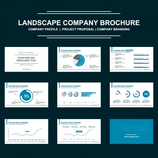 Conception De Présentation Brochure