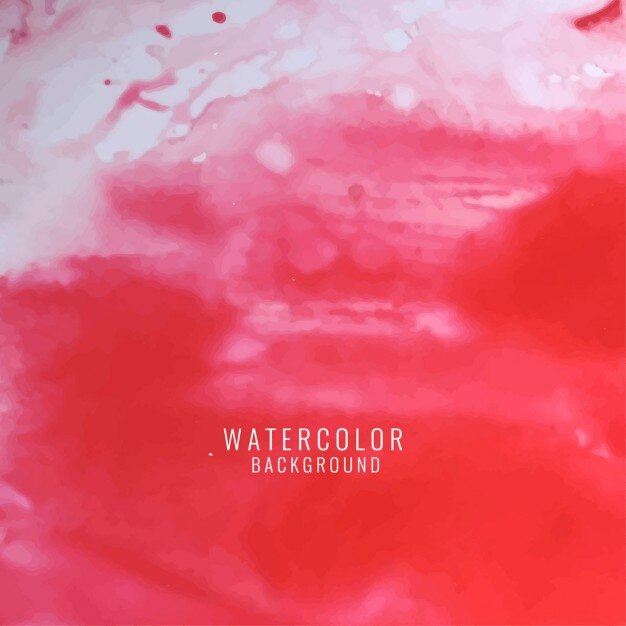 conception rouge aquarelle fond résumé