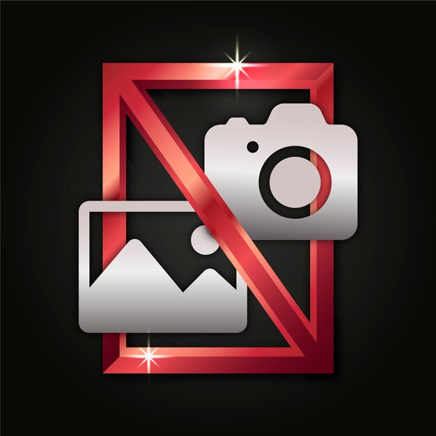 Conception de signe dégradé sans photo