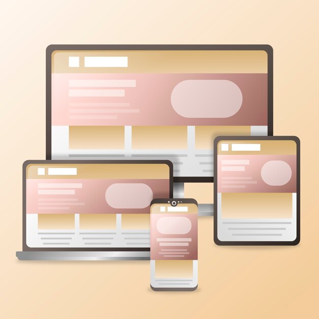 Conception de site Web réactif dégradé