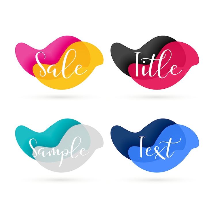 Vecteur gratuit conception de symbole coloré vente abstraite