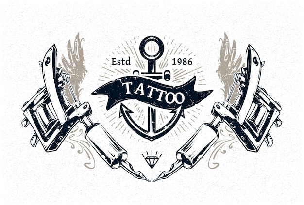 Vecteur gratuit conception de tatouage